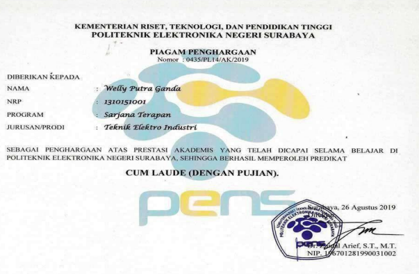 My Certificate
